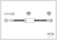 CORTECO 19032941 - Tubo flexible de frenos