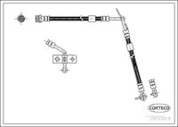 CORTECO 19033019 - Lado de montaje: izquierda<br>Lado de montaje: delante<br>Lado de montaje: Eje delantero<br>Longitud [mm]: 225<br>