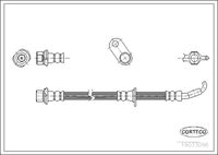 CORTECO 19033096 - Longitud [mm]: 540<br>Lado de montaje: Eje delantero, derecha<br>