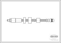 CORTECO 19034948 - Lado de montaje: interior<br>Longitud [mm]: 235<br>Lado de montaje: Eje trasero<br>Rosca 1: M10X1<br>Rosca 2: M10X1<br>