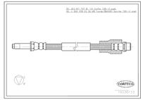 CORTECO 19036133 - Tubo flexible de frenos