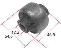 CORTECO 21652980 - Lado de montaje: Eje delantero<br>Lado de montaje: derecha<br>Lado de montaje: izquierda<br>Lado de montaje: posterior<br>año construcción hasta: 09/2008<br>Longitud total [mm]: 46<br>Diámetro interior [mm]: 12<br>Diámetro exterior [mm]: 61,5<br>Peso [kg]: 0,16<br>