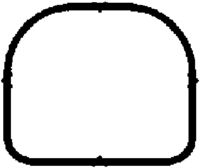 CORTECO 450142H - Espesor [mm]: 5<br>Ancho [mm]: 17<br>Longitud [mm]: 25<br>