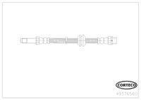 CORTECO 49376560 - Lado de montaje: Eje trasero<br>Longitud [mm]: 502<br>