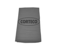 CORTECO 80001760 - Tipo de filtro: Filtro de carbón activado<br>Longitud [mm]: 238<br>Ancho [mm]: 152<br>Altura [mm]: 30<br>Equipamiento de vehículo: para vehículos con climatizador<br>Equipamiento de vehículo: para vehículos sin aire acondicionado<br>Peso [kg]: 0,097<br>