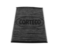 CORTECO 80001773 - Tipo de filtro: Filtro de partículas<br>Equipamiento de vehículo: para vehículos con climatizador<br>Equipamiento de vehículo: para vehículos sin aire acondicionado<br>Longitud [mm]: 250<br>Ancho [mm]: 203<br>Altura [mm]: 35,5<br>Peso [kg]: 0,07<br>