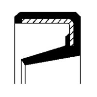 CORTECO 15510012B - Código de motor: 21 L<br>Lado de montaje: frontal<br>Diám. int. 1 [mm]: 57<br>Diámetro exterior 1 [mm]: 71<br>Altura 1 [mm]: 9,5<br>Material: FPM (caucho fluroado)<br>Protección antipolvo: con tapón guardapolvo<br>Tipo de giro: Giro a la derecha<br>