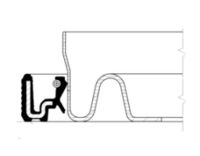 CORTECO 12014727B - Lado de montaje: frontal<br>Diám. int. 1 [mm]: 70<br>Diámetro exterior 1 [mm]: 90<br>Altura 1 [mm]: 10<br>Material: FPM (caucho fluroado)<br>Tipo de giro: Giro a la derecha<br>Protección antipolvo: con tapón guardapolvo<br>