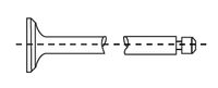 CORTECO 550984B - Código de motor: D2A (XU92C)<br>Diámetro plato válvula [mm]: 41,6<br>Diámetro vastago válvula [mm]: 8<br>Longitud [mm]: 108,8<br>Ángulo asiento válvula [grados]: 45<br>Lado de montaje: Lado de admisión<br>