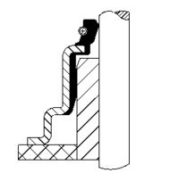 CORTECO 19037053 - Diám. int. 1 [mm]: 6<br>Diámetro exterior 1 [mm]: 11<br>Diámetro exterior 2 [mm]: 23,4<br>Altura 1 [mm]: 15,4<br>Material: FPM (caucho fluroado)<br>Lado de montaje: Lado de admisión<br>Lado de montaje: Lado de escape<br>