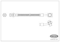 CORTECO 49416138 - Tubo flexible de frenos