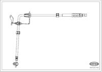 CORTECO 49106749 - Lado de montaje: exterior<br>Equipamiento de vehículo: para vehículos con freno de estacionamiento electrónico<br>Lado de montaje: Eje trasero, derecha<br>Longitud [mm]: 309<br>