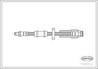 CORTECO 19018154 - Tubo flexible de frenos