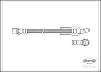 CORTECO 19018190 - Tubo flexible de frenos