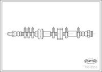 CORTECO 19018555 - Tubo flexible de frenos