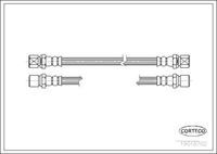 CORTECO 19018702 - Tubo flexible de frenos