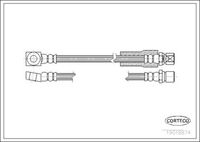 CORTECO 19018874 - Tubo flexible de frenos