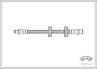 CAUTEX 460001 - Tubo flexible de frenos