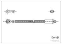 CORTECO 19032175 - Tubo flexible de frenos