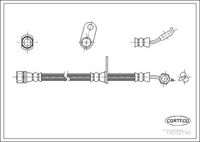 CORTECO 19032190 - Tubo flexible de frenos