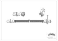 CORTECO 19032205 - Tubo flexible de frenos