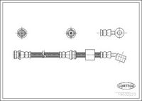 BOSCH 1987481065 - Tubo flexible de frenos