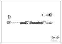 CORTECO 19032243 - Tubo flexible de frenos