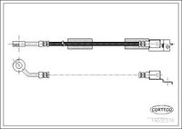 CORTECO 19032376 - Tubo flexible de frenos