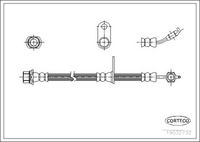 CORTECO 19032732 - Tubo flexible de frenos