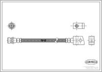 CORTECO 19032743 - Tubo flexible de frenos