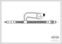 CORTECO 19032885 - Tubo flexible de frenos