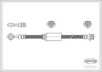 CORTECO 19032941 - Tubo flexible de frenos