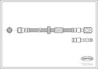 CORTECO 19034263 - Tubo flexible de frenos