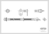 BOSCH 1987476780 - Tubo flexible de frenos