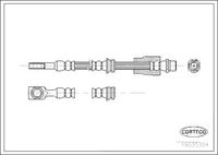 CORTECO 19035304 - Tubo flexible de frenos