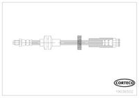 BOSCH 1987481726 - Tubo flexible de frenos