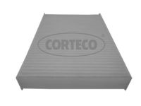 CORTECO 49410527 - Longitud [mm]: 210<br>Ancho [mm]: 150<br>Altura [mm]: 30<br>Tipo de filtro: Filtro antipolen<br>Versión con carbón activo (art. n.º): EKF414A<br>