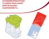 CORTECO 83403011 - Código de motor: B38 B15 A<br>Espesor [mm]: 1<br>Ancho [mm]: 288<br>Longitud [mm]: 366<br>Diámetro [mm]: 83<br>