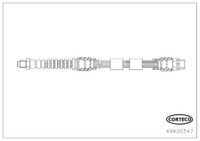 CORTECO 49420347 - Tubo flexible de frenos