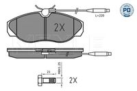 MAGNETI MARELLI PF0789 - Lado de montaje: Eje trasero<br>Sistema de frenos: BREMBO<br>Número de WVA: 23860<br>Longitud 1 [mm]: 109,7<br>Altura 1 [mm]: 49,6<br>Espesor/grosor 1 [mm]: 20<br>