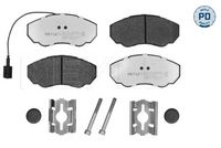 MAGNETI MARELLI PF0789 - año construcción desde: 09/2001<br>Lado de montaje: Eje trasero<br>Sistema de frenos: BREMBO<br>Número de WVA: 23860<br>Longitud 1 [mm]: 109,7<br>Altura 1 [mm]: 49,6<br>Espesor/grosor 1 [mm]: 20<br>