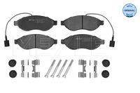 MAGNETI MARELLI PF0832 - Lado de montaje: Eje delantero<br>Tipo de vehículo: Mod. 335<br>Sistema de frenos: BREMBO<br>Número de WVA: 24466<br>Longitud 1 [mm]: 169,3<br>Altura 1 [mm]: 69,2<br>Espesor/grosor 1 [mm]: 19<br>Contacto avisador de desgaste: con sensor de desgaste incorporado<br>Número de indicadores de desgaste [por eje]: 2<br>Longitud contacto de aviso [mm]: 160<br>