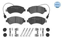 MAGNETI MARELLI PF0832 - Lado de montaje: Eje delantero<br>Sistema de frenos: BREMBO<br>Número de WVA: 24466<br>Longitud 1 [mm]: 169,3<br>Altura 1 [mm]: 69,2<br>Espesor/grosor 1 [mm]: 19<br>Contacto avisador de desgaste: con sensor de desgaste incorporado<br>Número de indicadores de desgaste [por eje]: 2<br>Longitud contacto de aviso [mm]: 160<br>