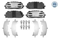 MAGNETI MARELLI PF1307 - Lado de montaje: Eje delantero<br>Sistema de frenos: ATE<br>Altura 1 [mm]: 99<br>Espesor/grosor 1 [mm]: 16<br>Contacto avisador de desgaste: preparado para indicador desgaste<br>