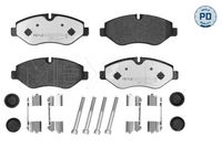 MAGNETI MARELLI PF0649 - Lado de montaje: Eje trasero<br>Sistema de frenos: BREMBO<br>Número de WVA: 29123<br>Longitud 1 [mm]: 109,5<br>Altura 1 [mm]: 63,8<br>Espesor/grosor 1 [mm]: 20<br>Contacto avisador de desgaste: preparado para indicador desgaste<br>