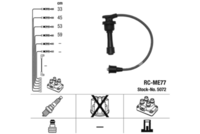 NGK 5072 - Juego de cables de encendido