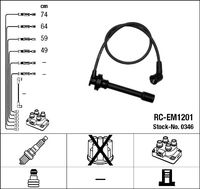 NGK 0346 - Juego de cables de encendido