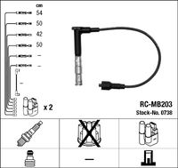 NGK 0738 - Juego de cables de encendido