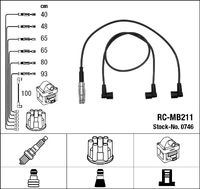 NGK 0746 - Juego de cables de encendido