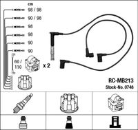 NGK 0748 - Juego de cables de encendido